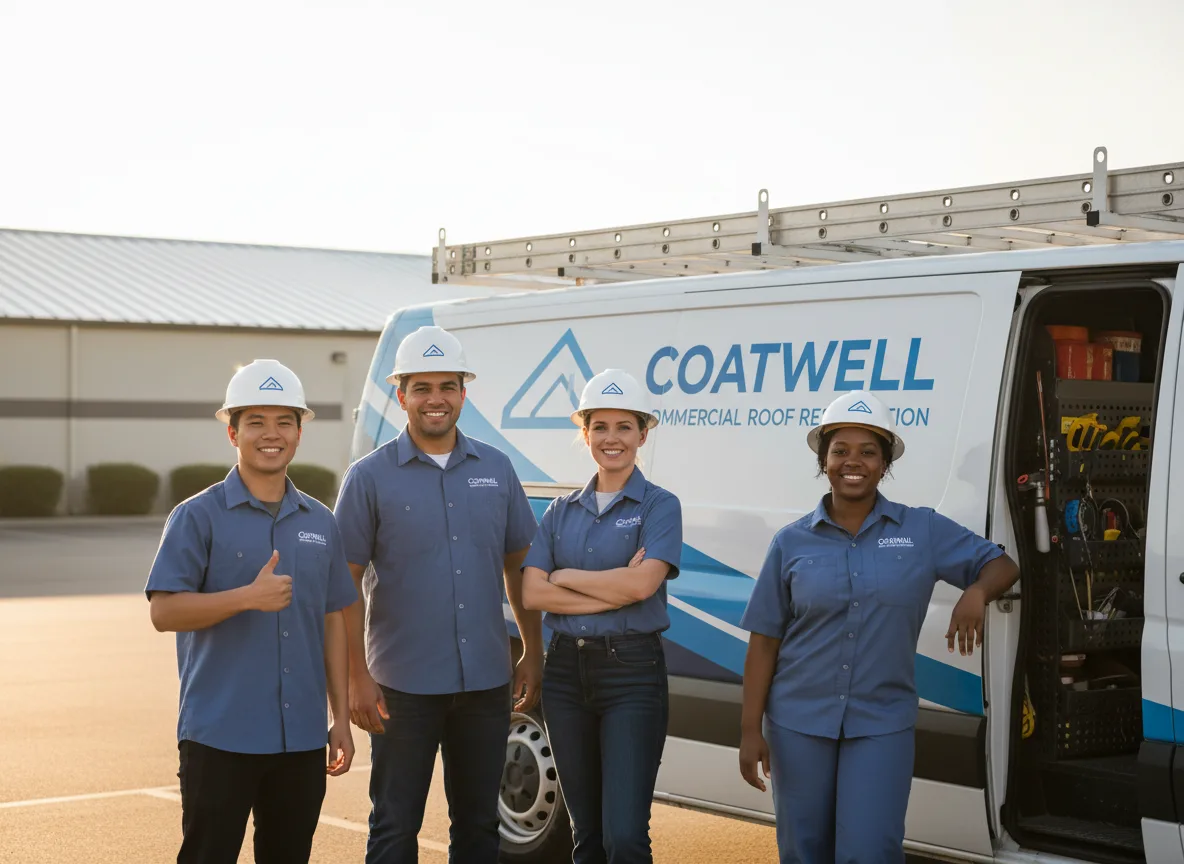 Commercial roof coating company in Farmland, IN
